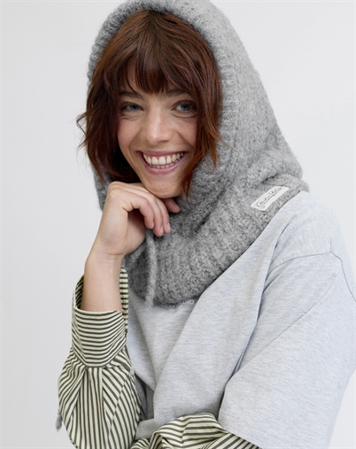  JJXX - JXKathrine Knitted Balaclava - Medium Grey Melange